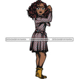 Afro Strong Classy Lola Flexing Believe in Yourself .SVG Cutting Files For Silhouette and Cricut and More!