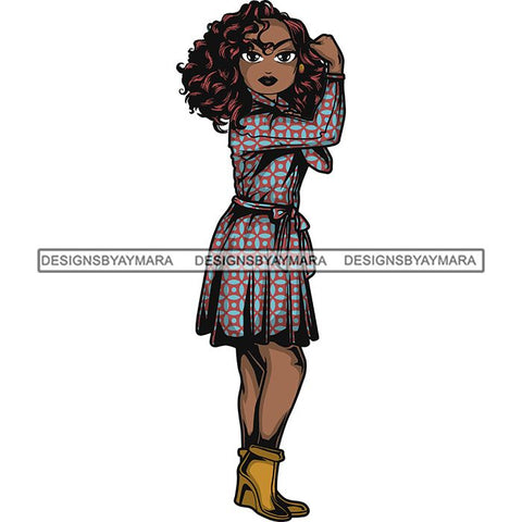 Afro Strong Classy Lola Flexing Believe in Yourself .SVG Cutting Files For Silhouette and Cricut and More!
