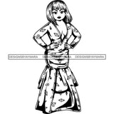 Afro Lola Boss Fashion Diva Glamour .SVG Cutting Files For Silhouette and Cricut and More!