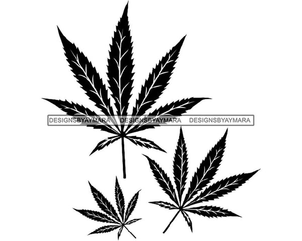 Weed Leaf Grass Medical Marijuana Hemp Pot Joint Blunt Cannabis Hashish Stoned High Life SVG Cutting Files