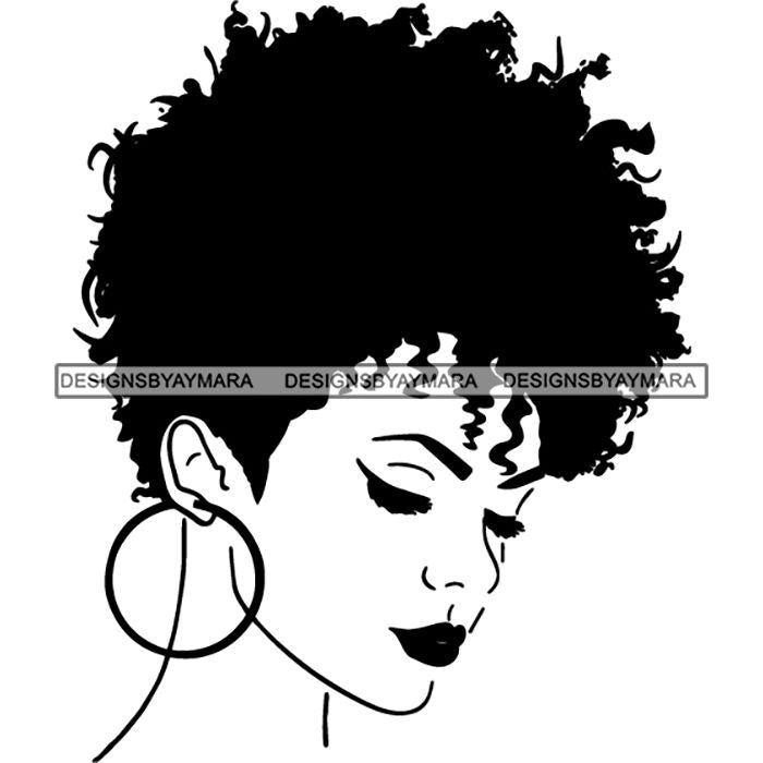 Afro Goddess Rihanna Love Beautiful Face SVG Files For Cutting and Mor ...