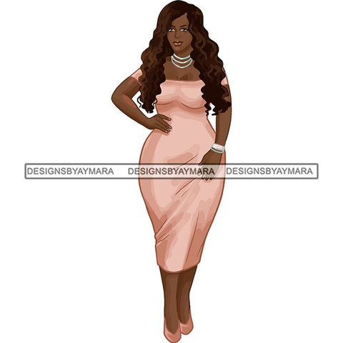 Fashion Diva Glamour Afro Classy Sexy Lady SVG PNG JPG Vector Files For Cutting and More