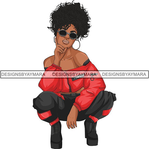 Afro Beautiful Woman Goddess Diva Classy Lady .SVG Cut Files For Silhouette and Cricut