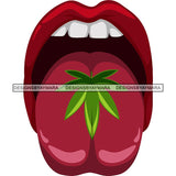 Weed Leaf Sexy Lips Cannabis Medical Marijuana Joint Blunt High Life SVG Cutting Files