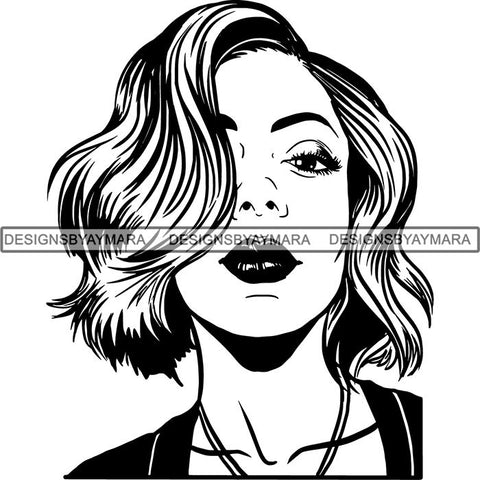 Afro Latina Woman SVG Cutting Files For Silhouette Cricut and More