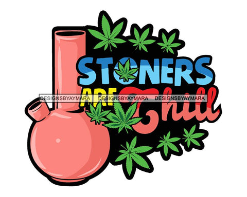 Glass Bong Joint Blunt Pot Cannabis Hashish Weed Leaf Grass Marijuana Medicinal Hemp Stoned High Life SVG Cutting Files