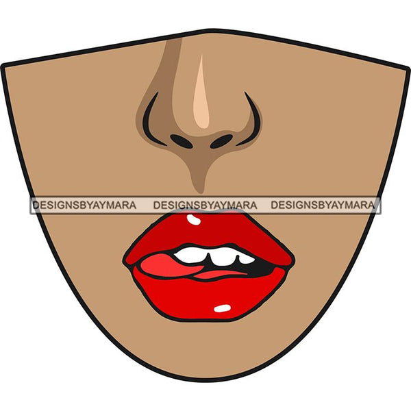 Funny Half Face Cute Designs For Mask Virus Protection SVG Cutting Files