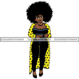 Afro Lola Boss Lady Quotes SVG Cutting Files For Silhouette Cricut and More
