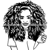 Afro Lady Black Goddess Melanin Dark Latina Morena SVG Files For Cutting and More!