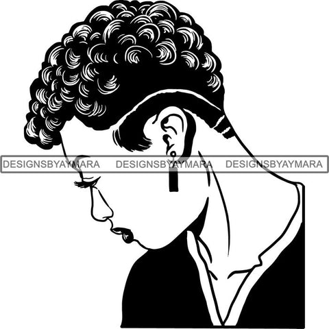 Afro Latina Woman SVG Cutting Files For Silhouette Cricut and More