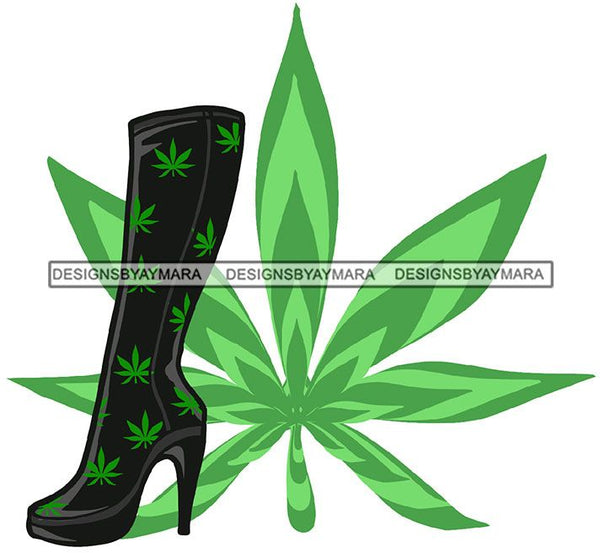 Marijuana Cannabis Hashish Weed Leaf Grass Dope 420 Hemp Pot Joint Blunt Stoned High Life SVG Cutting Files