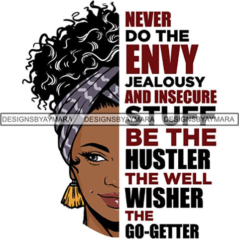Afro Melanin Popping Life Quotes SVG Cutting Files For Silhouette Cricut and More