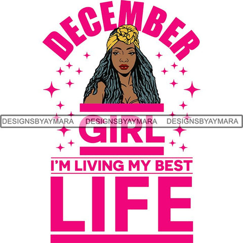 December Birthday Queen SVG Cutting Files For Cricut and More.