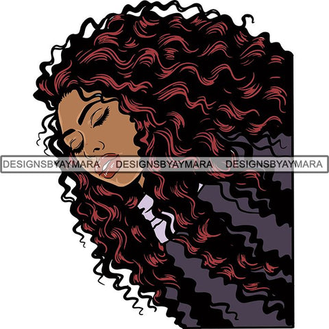 Afro Melanin Popping Nubian Queen SVG Cutting Files For Silhouette Cricut and More