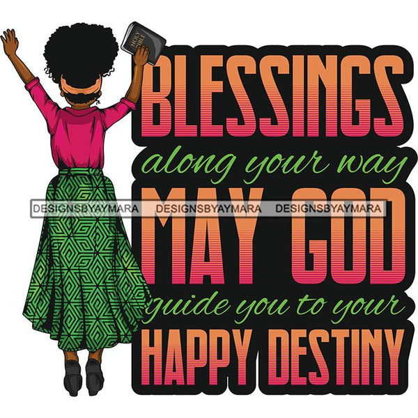 Afro Lola Praying Begging Asking God Lord Faith Strength Quotes .SVG Vector Clipart Cutting Files For Silhouette Cricut and More!