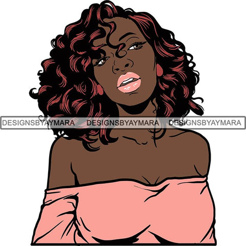 Afro Latina Woman SVG Cutting Files For Silhouette Cricut and More