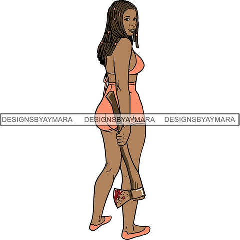 Afro Black Woman Halloween SVG Cutting Files For Silhouette Cricut and More