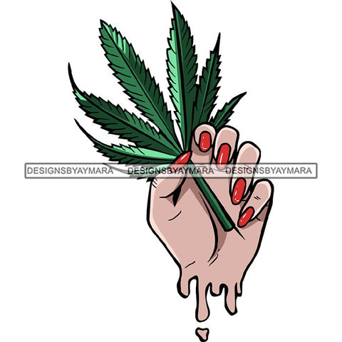 Weed Leaf Dope Cannabis Medical Marijuana Joint Blunt High Life SVG Cutting Files