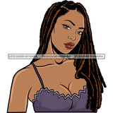 Afro Woman Braids Dreadlocks Sister-Locks Dreads Locks Hairstyle .SVG Cut Files For Silhouette and Cricut