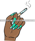 Marijuana Smoking Pot Joint Blunt Stoned High Life Weed Leaf Grass Relax Chill SVG Cutting Files