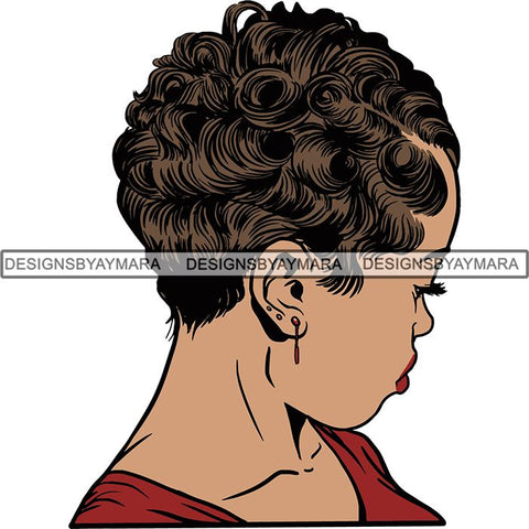 Afro Latina Woman SVG Cutting Files For Silhouette Cricut and More