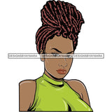 Afro Woman Goddess Braids Dreads Diva Melanin Love Sensual .SVG Cut Files For Silhouette and Cricut and More!