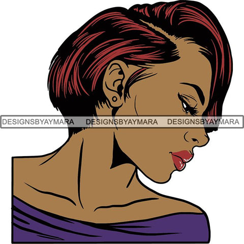 Afro Latina Woman SVG Cutting Files For Silhouette Cricut and More