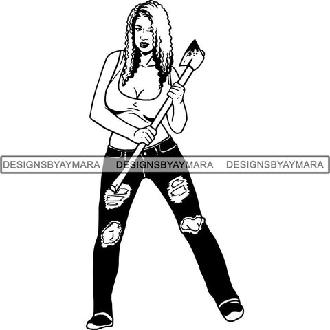 Afro Black Woman Halloween SVG Cutting Files For Silhouette Cricut and More
