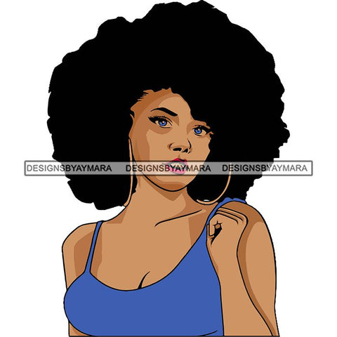 Afro Woman Goddess Diva Melanin Love Sensual .SVG Cut Files For Silhouette and Cricut and More!