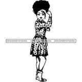 Afro Strong Classy Lola Flexing Believe in Yourself .SVG Cutting Files For Silhouette and Cricut and More!