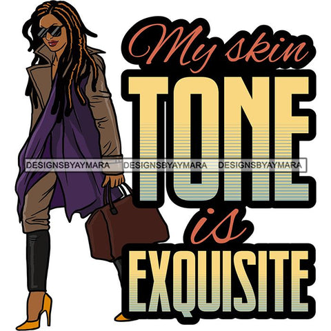Fashion Woman Melanin Bad Ass Life Quotes .SVG Cutting Files For Silhouette Cricut and More!