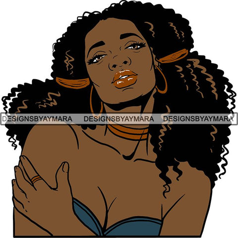 Afro Latina Woman SVG Cutting Files For Silhouette Cricut and More