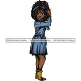 Afro Strong Classy Lola Flexing Believe in Yourself .SVG Cutting Files For Silhouette and Cricut and More!