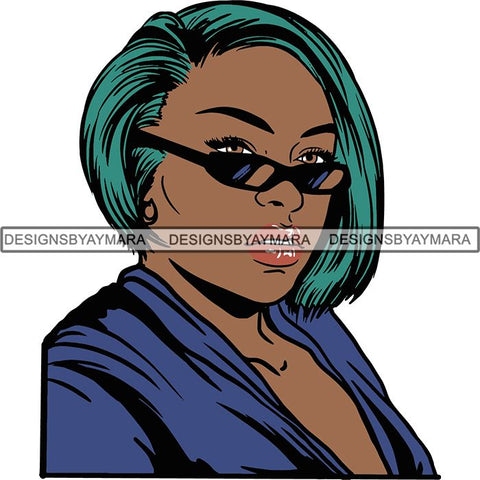 Afro Latina Woman SVG Cutting Files For Silhouette Cricut and More