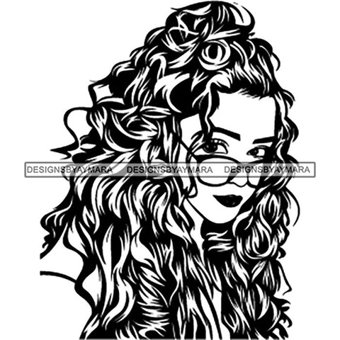 Afro Lady Black Goddess Melanin Dark Latina Morena SVG Files For Cutting and More!