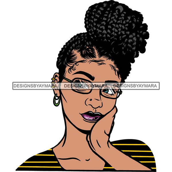 Afro Boss Lady Dope Diva Glamour Hot Sellers Designs .SVG Cutting Files