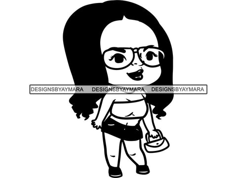 Cute Fabulous Ladies SVG Cut Files For Silhouette and Cricut