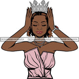 I'm The Queen Afro Goddess SVG Files For Cutting and More