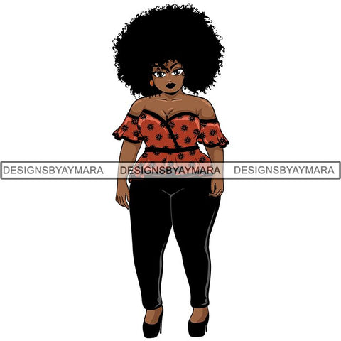 Afro Lola Boss Lady Quotes SVG Cutting Files For Silhouette Cricut and More