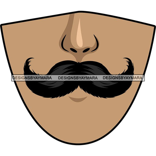 Funny Half Face Cute Designs For Mask Virus Protection SVG Cutting Files