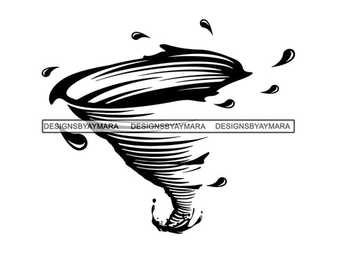 Hurricane Season Tornado Storm Angry Whirlwind Art Design Twirl Twister Cyclone Typhoon Calamity .JPG .PNG .SVG Clipart Vector Cricut Cut Cutting