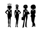 Afro Beautiful Black Woman SVG African American Ethnicity Afro Puffy Hairstyle Beauty Salon Queen Diva Classy Lady  Beautiful People Beauty Salon Princess