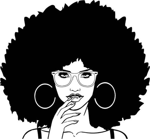 Afro Beautiful Black Woman SVG African American Ethnicity Afro Puffy Hairstyle Beauty Salon Queen Diva Classy Lady  Beautiful People Beauty Salon Princess