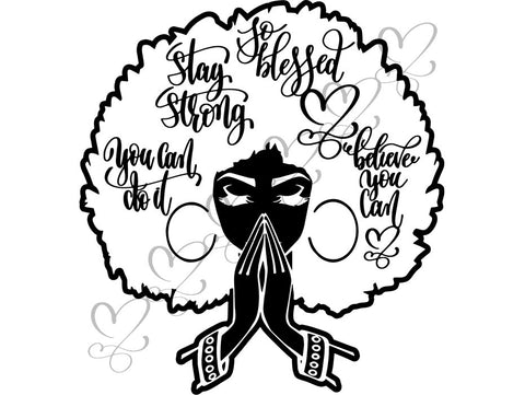Afro Beautiful Black Woman SVG African American Ethnicity Afro Puffy Hairstyle Beauty Salon Queen Diva Classy Lady  Beautiful People Beauty Salon Princess