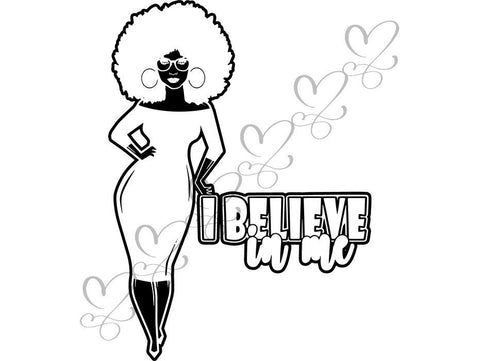 Afro Beautiful Black Woman SVG African American Ethnicity Afro Puffy Hairstyle Beauty Salon Queen Diva Classy Lady  Beautiful People Beauty Salon Princess