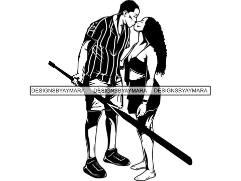 Black Couple SVG King Queen Power Relationship Goals African Ethnicity Kissing Falling in Love Happiness Young Adult EPS .PNG Vector Clipart Cricut Circuit Cut Cutting