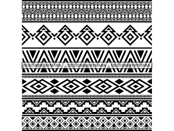 Navajo Tribe Tattoo Style Ink Design Pattern Native American Indian Traditional Culture Template  .SVG .EPS .PNG Vector Space Clipart Digital Download Circuit Cut Cutting