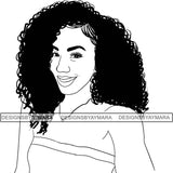 Afro Woman SVG Free Cut Files For Silhouettes and Cricut