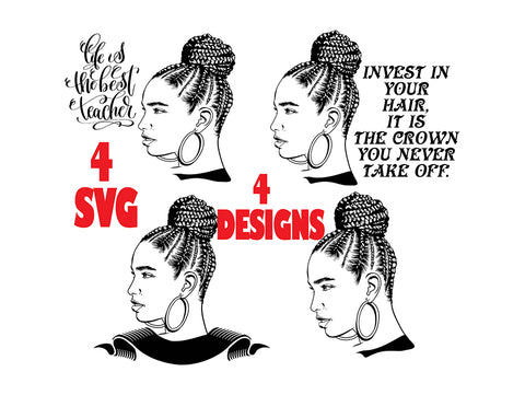 Afro Beautiful Black Woman SVG African American Ethnicity Afro Puffy Hairstyle Beauty Salon Queen Diva Classy Lady  Beautiful People Beauty Salon Princess