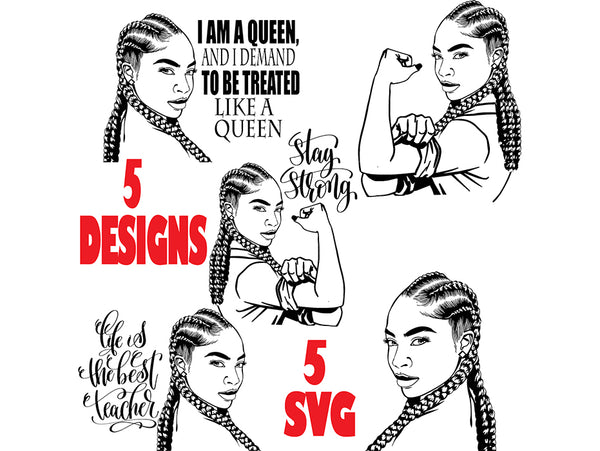 Afro Beautiful Black Woman SVG African American Ethnicity Afro Puffy Hairstyle Beauty Salon Queen Diva Classy Lady  Beautiful People Beauty Salon Princess